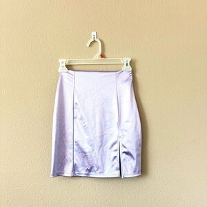 Windsor Metallic Purple Mini Skirt